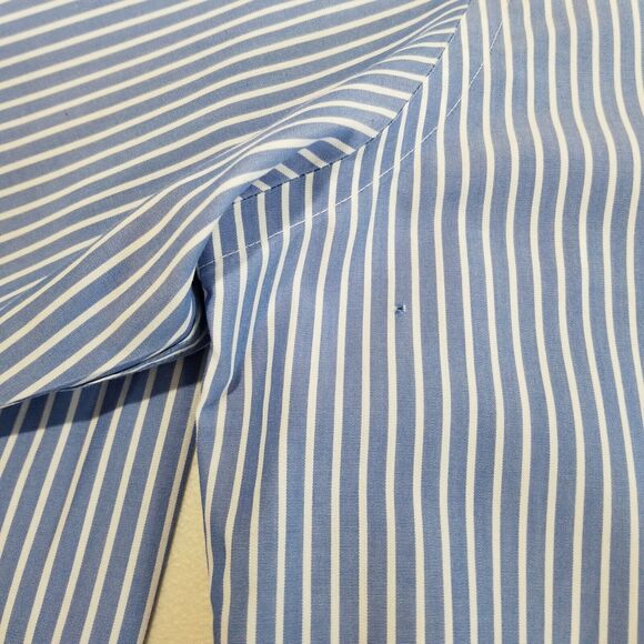 Brooks Brothers Shirt 16.5 Regent Fit Long Sleeve non iron Striped Button Down - Picture 10 of 13